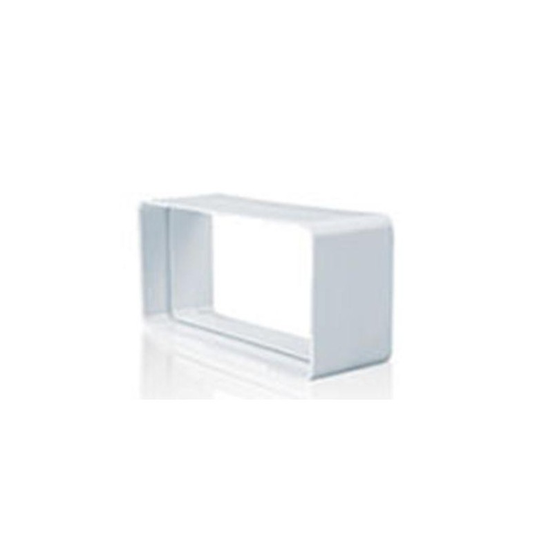 EMPALME PVC RECTAN.TUBO EXTRACCION 110X55MM.0510-B