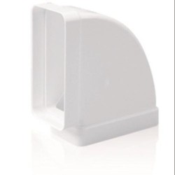 CODO RECT.HORIZ. TUBO EXTRACCION PVC 90   150X75MM