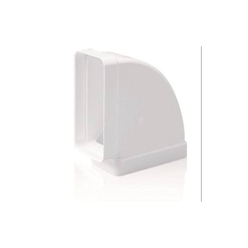 CODO RECT.HORIZ. TUBO EXTRACCION PVC 90   150X75MM