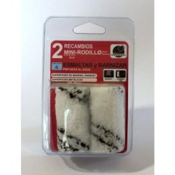 RECAMBIOS MINI RODILLO MICROFIBRA (2 UNIDADES)
