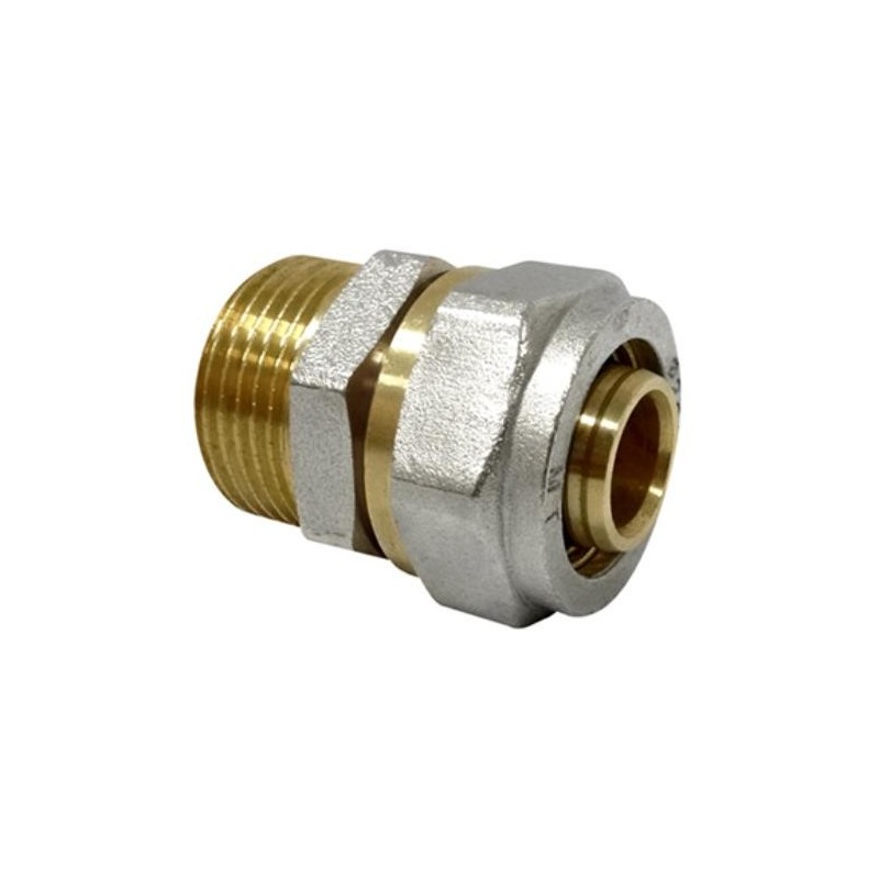 ENLACE RECTO ROSCA MACHO MULTICAPA DN20X1/2