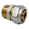 ENLACE RECTO ROSCA MACHO MULTICAPA DN25X1