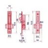 CERRADURA PUERTA METALICA 5555/14 LINCE