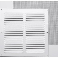 REJILLA S/B 0,8 C/MOSQ. LACADO BLANCO 20X20 002752