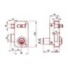 CERRADURA SOBREPONER 5056A/70 HE IZDA. LINCE