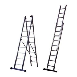 ESCALERA AL. INDUSTRIAL 2 TRAMOS DE 9 PELDAÑOS