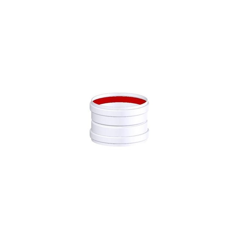 MANGUITO UNION 125 MM. ALUMINIO BLANCO