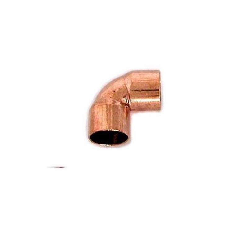 ACCESORIO TUBO COBRE CODO CORTO 22 501022