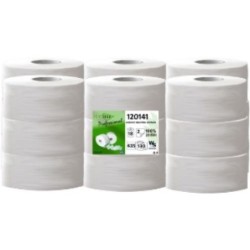 PACK 6 ROLLOS PAPEL HIGIENICO IND. ECOLOGICO 100M.