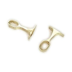 SOPORTE CENTRAL TUBO OVAL LATONADO (CAJA 50)