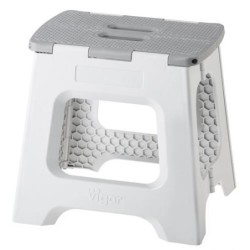 TABURETE 32CM COMPACT PLEGABLE GRIS 8917