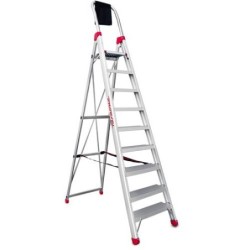 ESCALERA DE TIJERA PROFESIONAL 9 PELDAÑOS DOMUS9