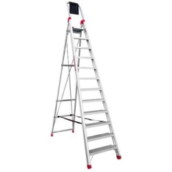 ESCALERA DE TIJERA PROFESIONAL 12 PELDAÑOS DOMUS12