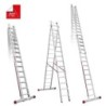ESCALERA MULTIUSO DE DOS TRAMOS CON 15 PELDAÑOS