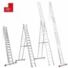 ESCALERA MULTIUSO DE TRES TRAMOS CON 15 PELDAÑOS