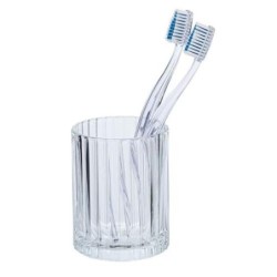 VASO DE DIENTES VETRO, TRANSPARENTE 24389
