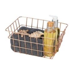 CESTA DE BAÑO VIANA COBRE 24370