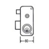 CERRADURA SOBREPONER 2556 BPR 60 IZDA. MCM