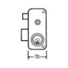 CERRADURA SOBREPONER 2556 BPR 70 IZDA. MCM