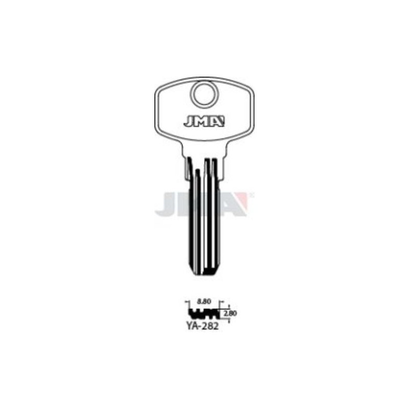 LLAVES JMA LATON SEGURIDAD YA-282