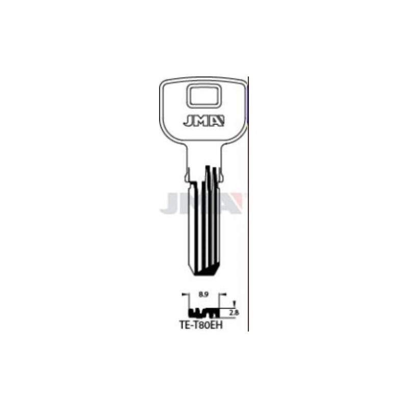 LLAVES JMA ALPACA SEGURIDAD TE-80EH