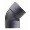 ENLACE CODO 45   MACHO PVC EVACUACION 50 MM