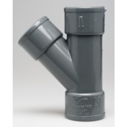 ENLACE DERIVACION 45   HEMBRA PVC EVACUACION 50MM