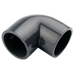 ENLACE CODO 90   HEMBRA PVC PRESION 25 MM