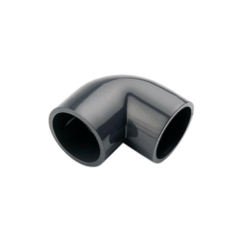 ENLACE CODO 90   HEMBRA PVC PRESION 25 MM