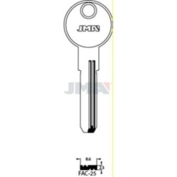 LLAVES JMA LATON SEGURIDAD FAC-25