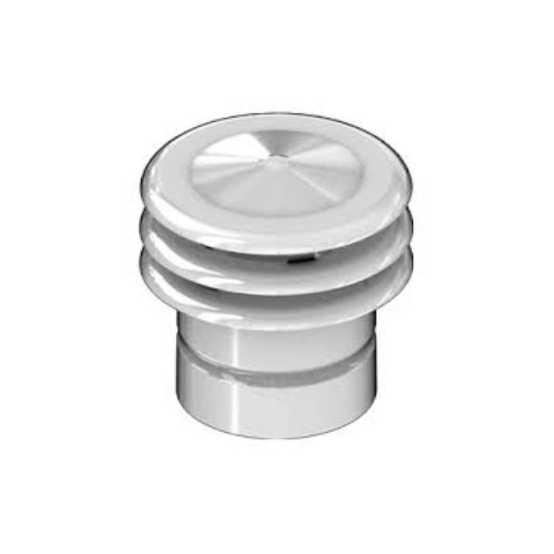 DEFLECTOR 3 AROS ALUMINIO Ø110MM. BLANCO DEFE110AL