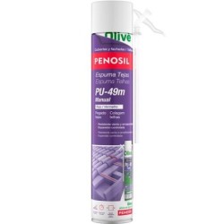 ESPUMA POLIURETANO TEJAS CANULA ROJO PU-49 750ML