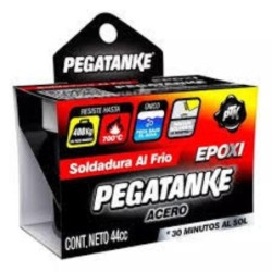 PEGAMENTO EPOXICO PEGATANKE ACERO 34ML