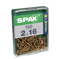 TORNILLO SPAX C/PL POZI BRICO. 2.0X16 C/100 UDS