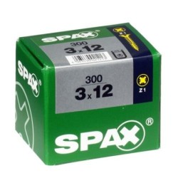 TORNILLO SPAX C/PL POZI BRICO. 3.0X12 C/300 UDS