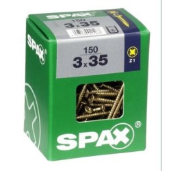 TORNILLO SPAX C/PL POZI BRICO. 3.0X35 C/150 UDS