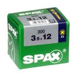 TORNILLO SPAX C/PL POZI BRICO. 3.5X12 C/300 UDS