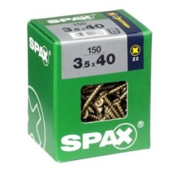 TORNILLO SPAX C/PL POZI BRICO. 3.5X35 C/50 UDS