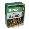 TORNILLO SPAX C/PL POZI BRICO. 3.5X40 C/50 UDS