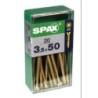 TORNILLO SPAX C/PL POZI BRICO. 3.5X50 C/20 UDS