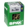 TORNILLO SPAX C/PL POZI BRICO. 3.5X50 C/75 UDS