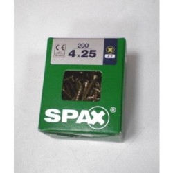 TORNILLO SPAX C/PL POZI BRICO. 4.0X25 C/200 UDS