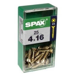 TORNILLO SPAX C/PL POZI BRICO. 4.0X25 C/20 UDS
