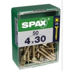 TORNILLO SPAX C/PL POZI BRICO. 4.0X30 C/50 UDS