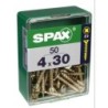 TORNILLO SPAX C/PL POZI BRICO. 4.0X30 C/50 UDS