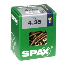 TORNILLO SPAX C/PL POZI BRICO. 4.0X35 C/150 UDS