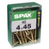 TORNILLO SPAX C/PL POZI BRICO. 4.0X45 C/40 UDS