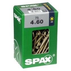 TORNILLO SPAX C/PL POZI BRICO. 4.0X60 C/75 UDS