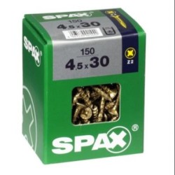 TORNILLO SPAX C/PL POZI BRICO. 4.5X30 C/150 UDS