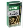 TORNILLO SPAX C/PL POZI BRICO. 4.5X30 C/15 UDS